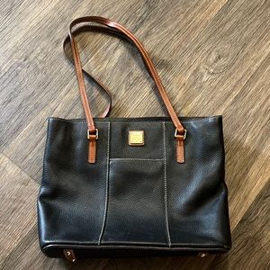 Large Dooney & Bourke Black Leather Purse